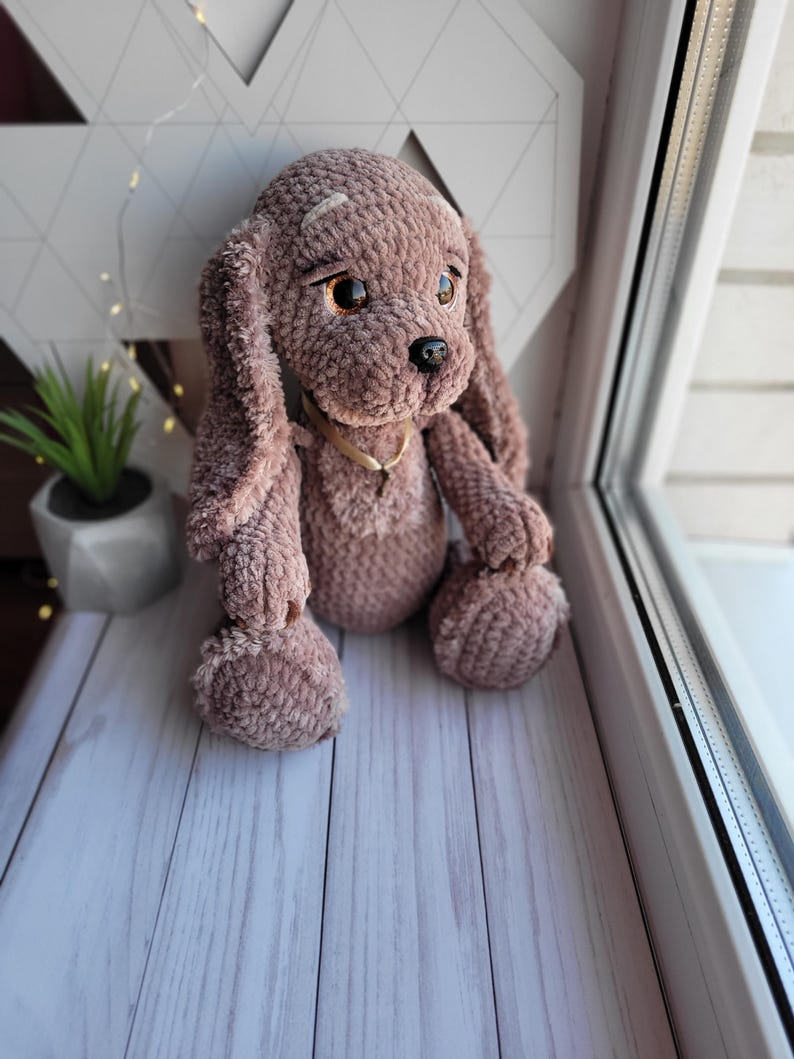 Handmade Plush Cocker Spaniel – Soft Amigurumi Dog Toy, Custom Gift for Dog Lovers & Kids