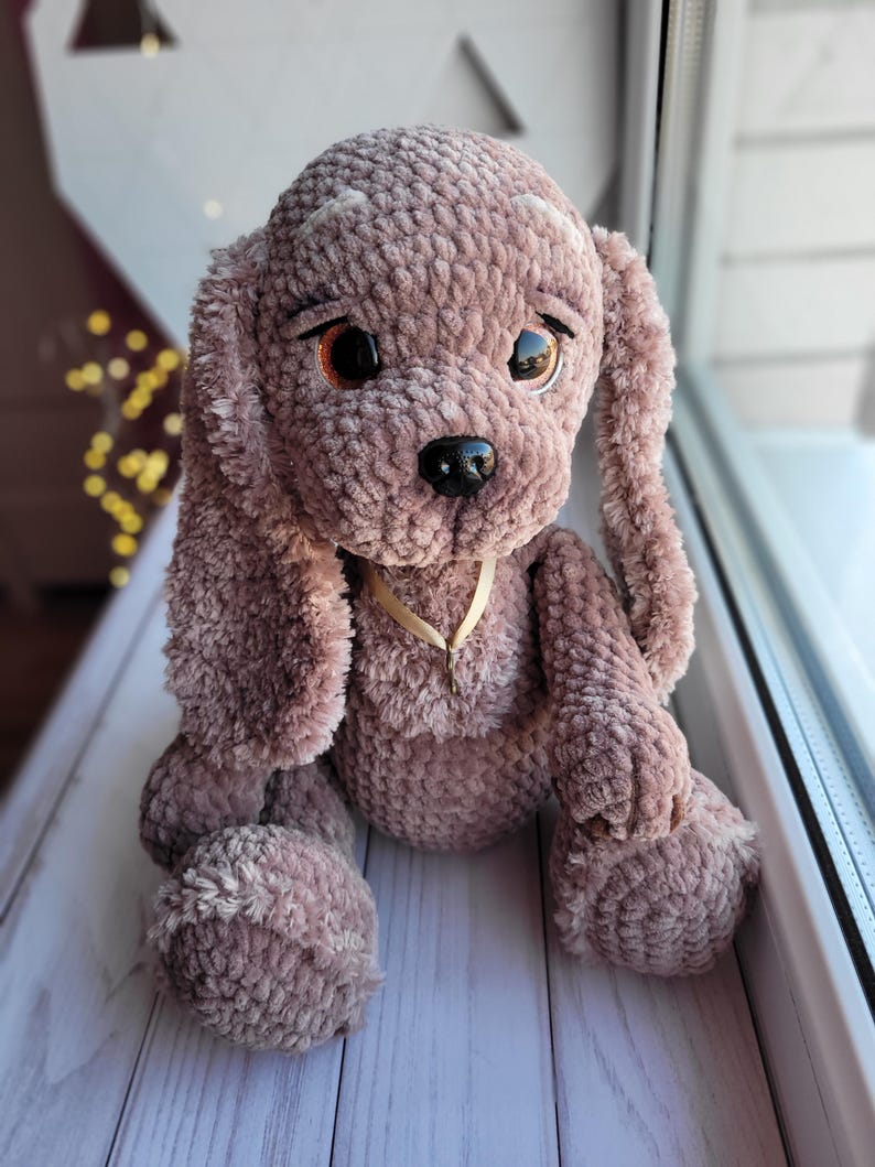 Handmade Plush Cocker Spaniel – Soft Amigurumi Dog Toy, Custom Gift for Dog Lovers & Kids